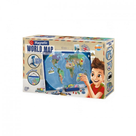 Buki  Magnetic world map,