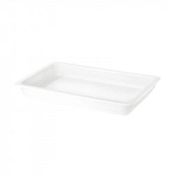 Wilmax Gastronorm 18*33cm Rectangular Dish - White