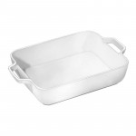 Wilmax Baking Dish with Handles - White 34x21.5cm