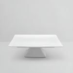 Wilmax  Square Cake Stand - White  30cm