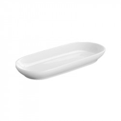 Wilmax  Oval Dish - White 14cm