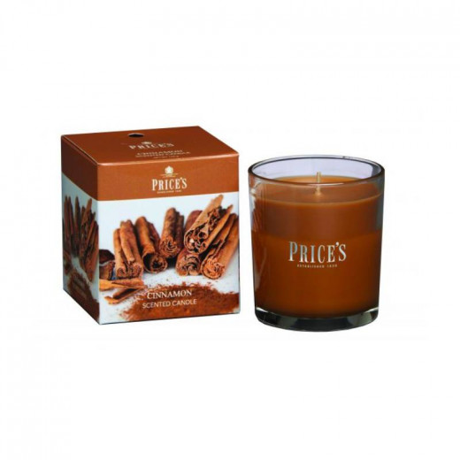 Price's Boxed Candle Jar  Cinnamon