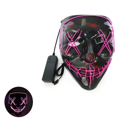 K Costumes | LED Horror Masks Halloween Party Casque Masquerade Light Light in the Dark Scary