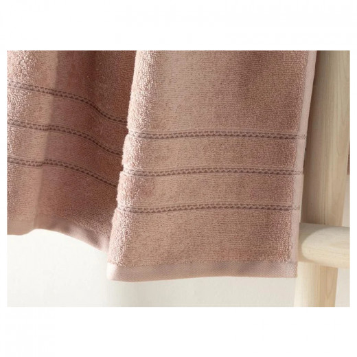 English Home Soft Cotton Bath Towel, Light Pink, 70x140 Cm