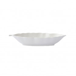 Easy Life Madagascar  Tropical Leaf Bowl in Box - White 26*11.5cm