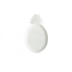 Easy Life Madagascar Pineapple Serving Platter in Box - White  28*17cm