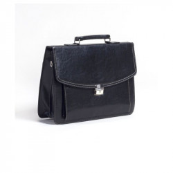 ARMN Leather Document Bag - Black