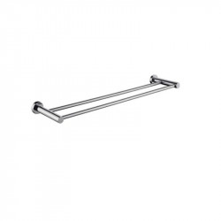 ARMN Space Double Towel Rail - Silver