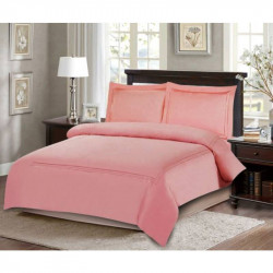 Armn Naturesoft Duvet Cover Set - Dark pink Queen-size 4-Piece