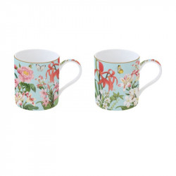 Easy Life Botanic Garden Mug Set in Box -  350ml   Multicolored 2-Piece