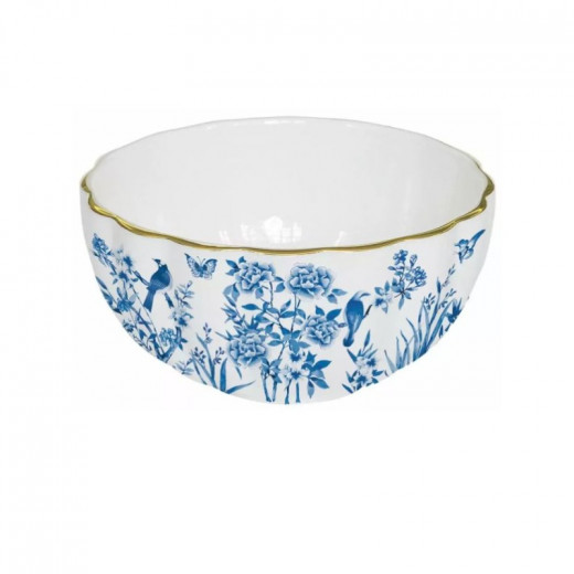 Easy Life Paradise Garden Bowl in Box - White & Blue 12cm