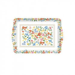 Easy Life Boho Flowers  Tray - Multicolored 33*22cm