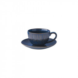 Easy Life Gallery Cup & Saucer Set - Blue 250ml - 1 Pcs