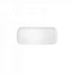 Easy Life Drops  Serving Platter - White 36*16cm