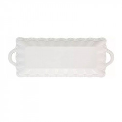 Easy Life Elite Serving Platter - White 43*16cm