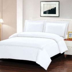 ARMN Naturesoft  Kingsize Duvet Cover Set - White 4-Piece