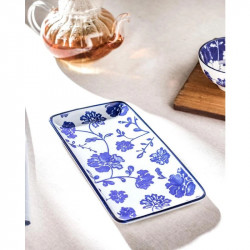 Madame Coco Rêve Bleu Angers New Bone China Rectangular Plate