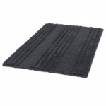 Schöner Wohnen Bahamas Bath Rug - Striped Anthracite   60*90cm