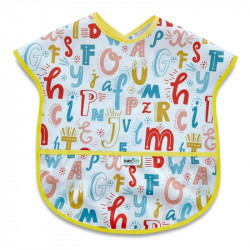 Babyjem poly bib large alphabet