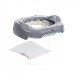 Babyjem portable potty with  5 repl. Bag  grey