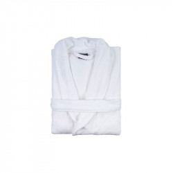 Cannon Bath Robe Plain  White S