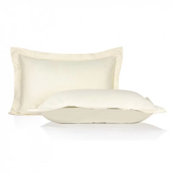 Cannon Pillow case Plain Standard Ivory