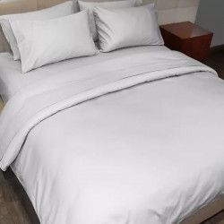 FieldCrest Duvet Cover  Plain Queen Grey