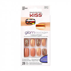 Kiss Gel Fantasy False Nails Long Length 28 Nails