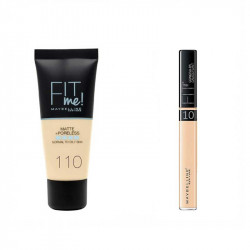 Maybeline Fit Me Foundation 110 + Fit Me Concealer