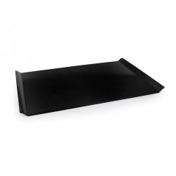 Vague Melamine Tray  Black 66 cm