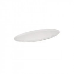 Vague Melamine Oval Wavy Edge Serving Platter 30