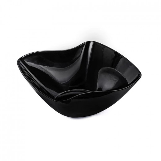 Vague Melamine Bowl  Black 38 cm