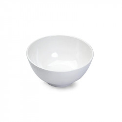 Vague Melamine Bowl White 13 / 5 Cm