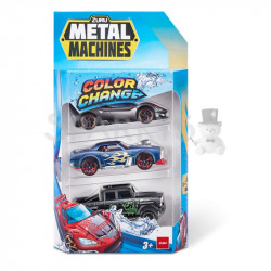 Zuru Metal Machines-standard-series 4 Car Color Change 3pk Assortment