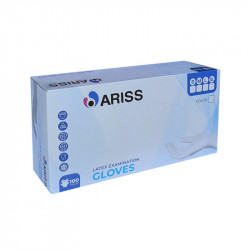 Ariss Latex Gloves Black Medium