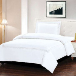 ARMN Naturesoft  King size Fitted Sheet Set - White 3-Piece