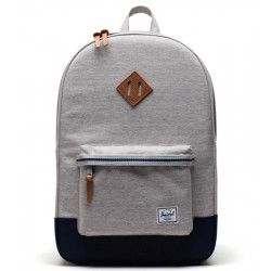 Herschel Heritage Backpack Light Grey Crosshatch/peacoat