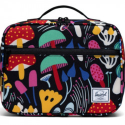 Herschel Pop Quiz Lunch Box Mushrooms Black