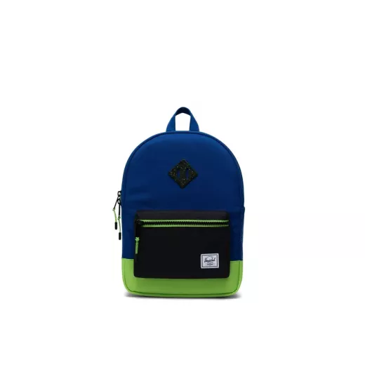 Herschel Heritage Youth Back Pack Mazarine Blue/black/jasmine