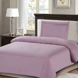 ARMN Nature soft Single size Duvet Cover Set - Light Lilac 3-Piece