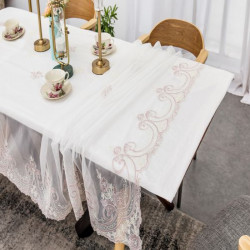 ARMN La Rochelle Lace Table Set - 250 *150 cm  9-Piece