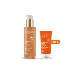 Beesline Gold Tanning Oil 200ml & Get Beesline Invisible Spf 50 Sun Block Cream 60ml