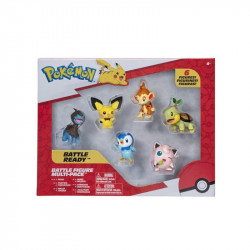 Pokemon Battle Figure Multipack - Pikachu, Bulbasaur, Charmander, & Squirtle 4 Pack