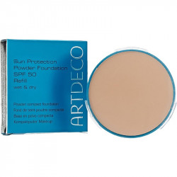 Artdeco Sun Protection Powder Foundation Spf 50 Refill Wet