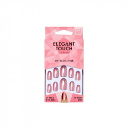 Elegant Touch Polish- Metallic Pink