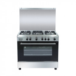 Nara Gas Cooker  Full Safety Plus fan stainless steel 90cm