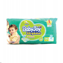 Baby Joy Junior Diapers Large Size 5, 14-25 kg, 36 Piece