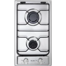 ELBA Gas Hob Built-in 30 cm Stainless Steel Enamelled Pan Supports