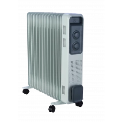 Electromatic Oil Filled Radiator 13 Fins 2500 W With clothes rack Full safety system