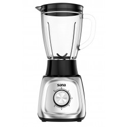 Sona Blender 600 W Silver 1.5 L 2 speeds Glass jar